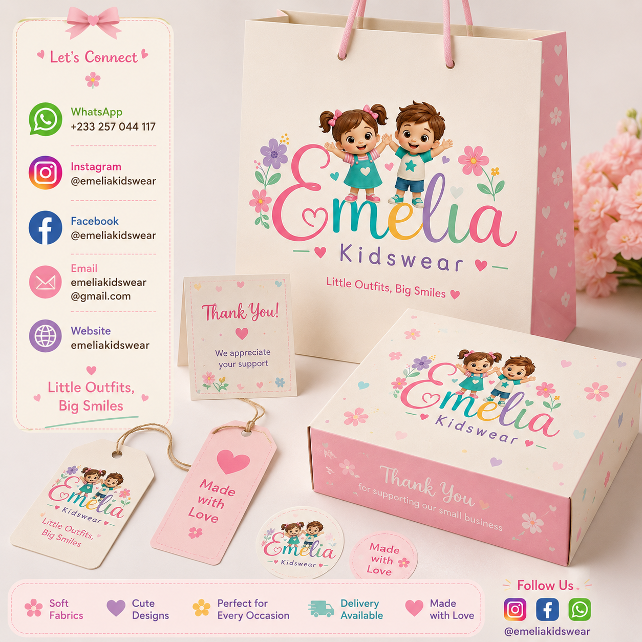 Emelia packaging