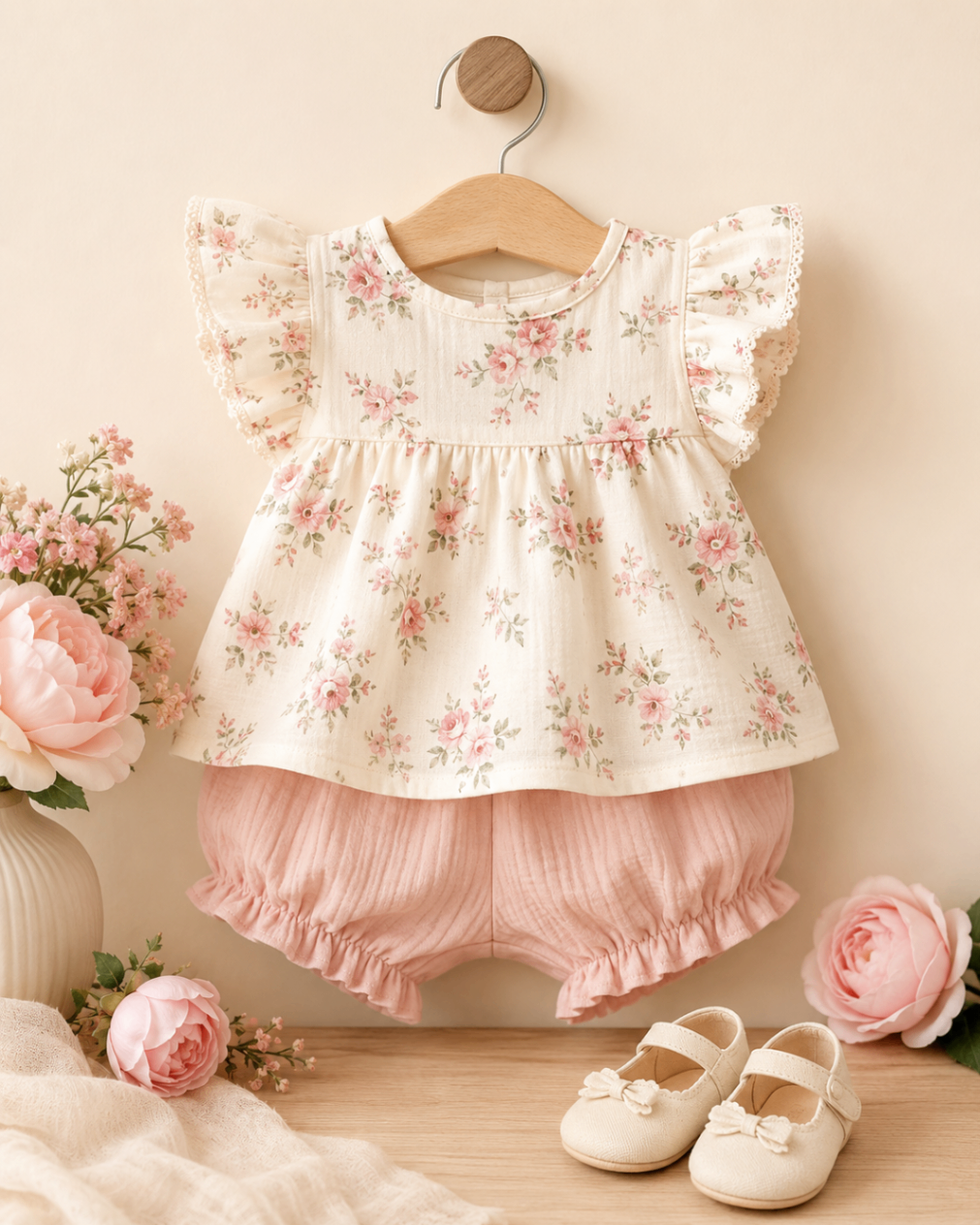 Rose Garden Baby Set